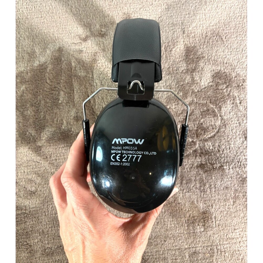 MPOW HM035A Noise Reduction Safety Earmuffs Hearing Protection Adjustable Black